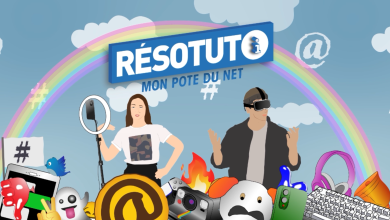 Image du générique de début de la série Résotuto