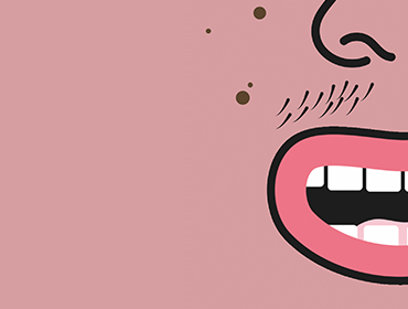 Bouche ado dessiné_Moustahe et grains de beauté